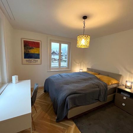 Modernes Apartment Am Fuss Des Pilatus - Skigebiet Hergiswil ภายนอก รูปภาพ