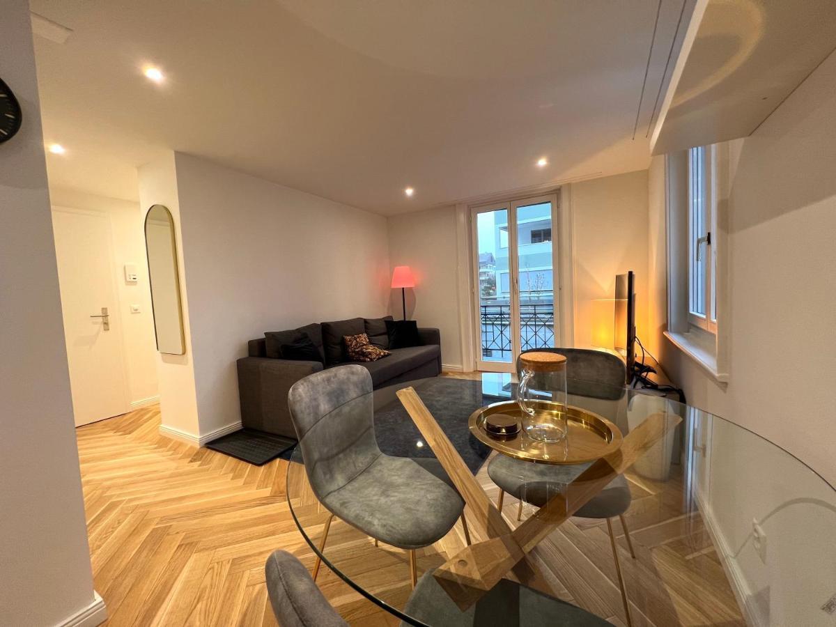 Modernes Apartment Am Fuss Des Pilatus - Skigebiet Hergiswil ภายนอก รูปภาพ